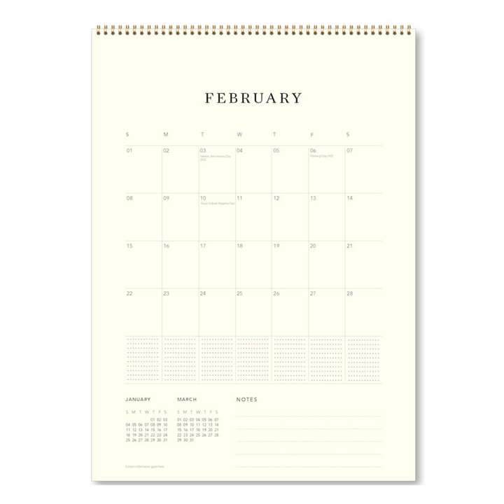 2026 Medium Calendar