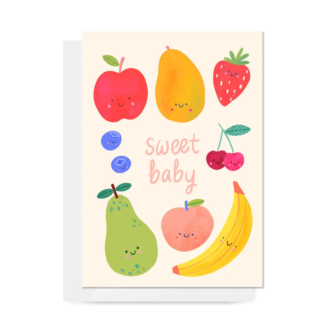 Card Fruit Sweet Baby