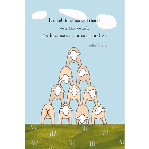 Card The Amazing Sheep Pyramid