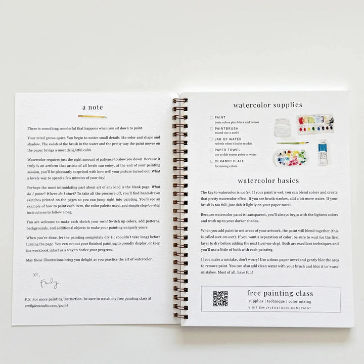 Baking Watercolour Workbook