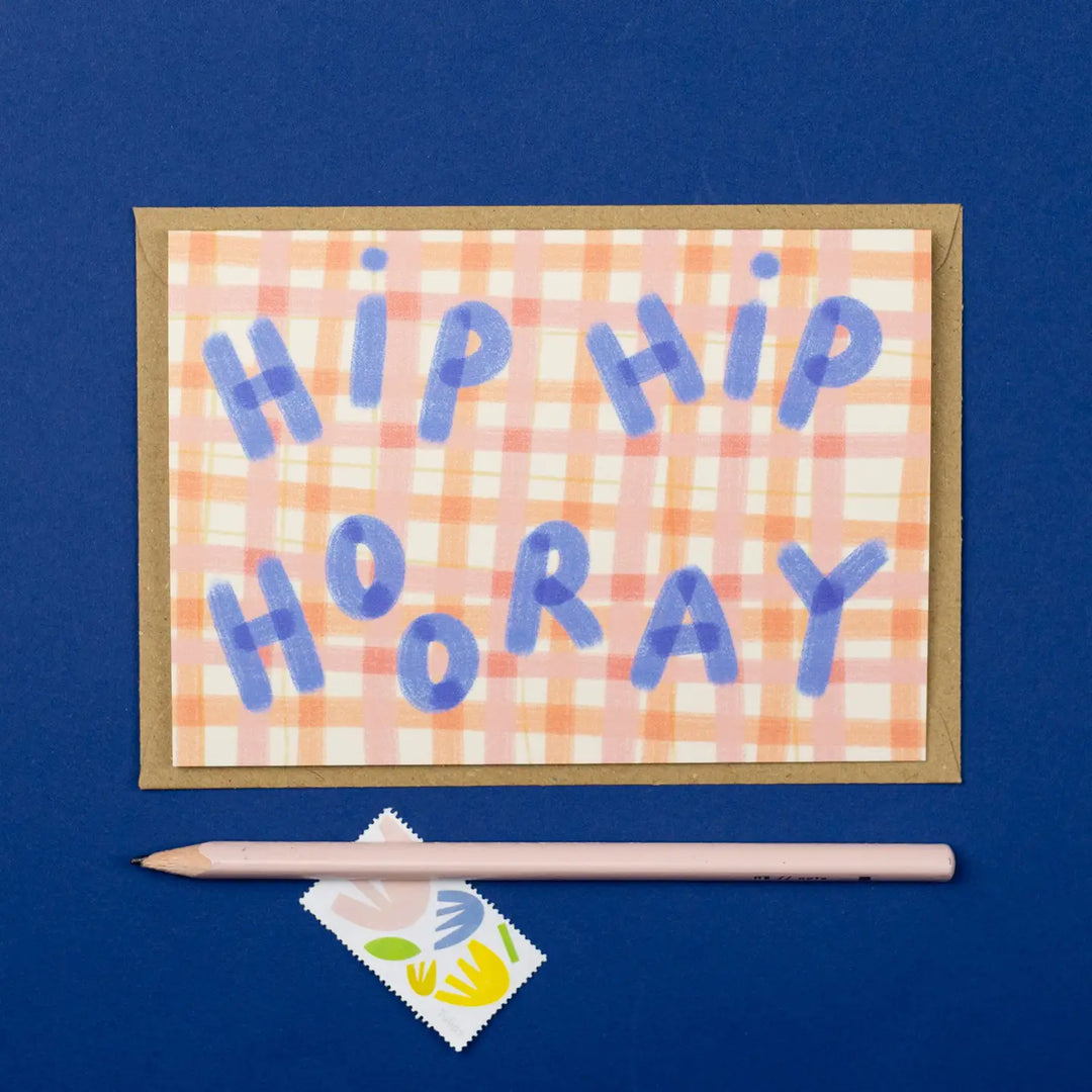 Card Hip Hip Hooray Celebration