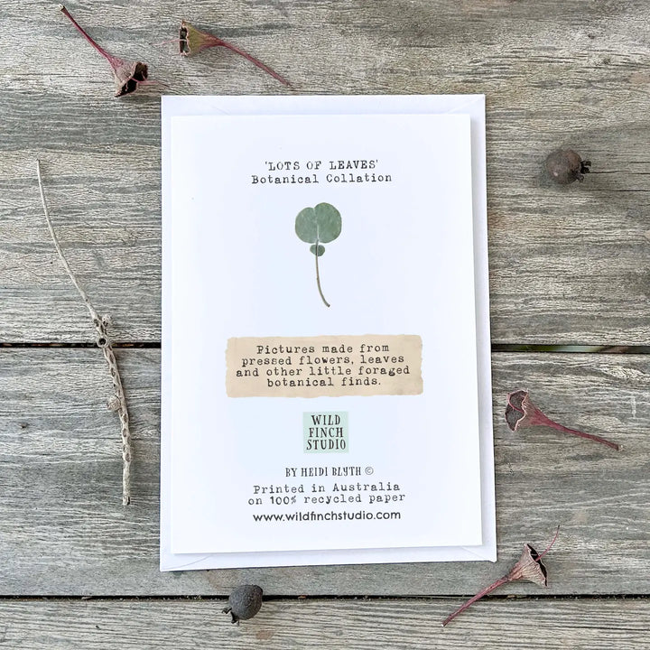 Card Lots Of Leaves