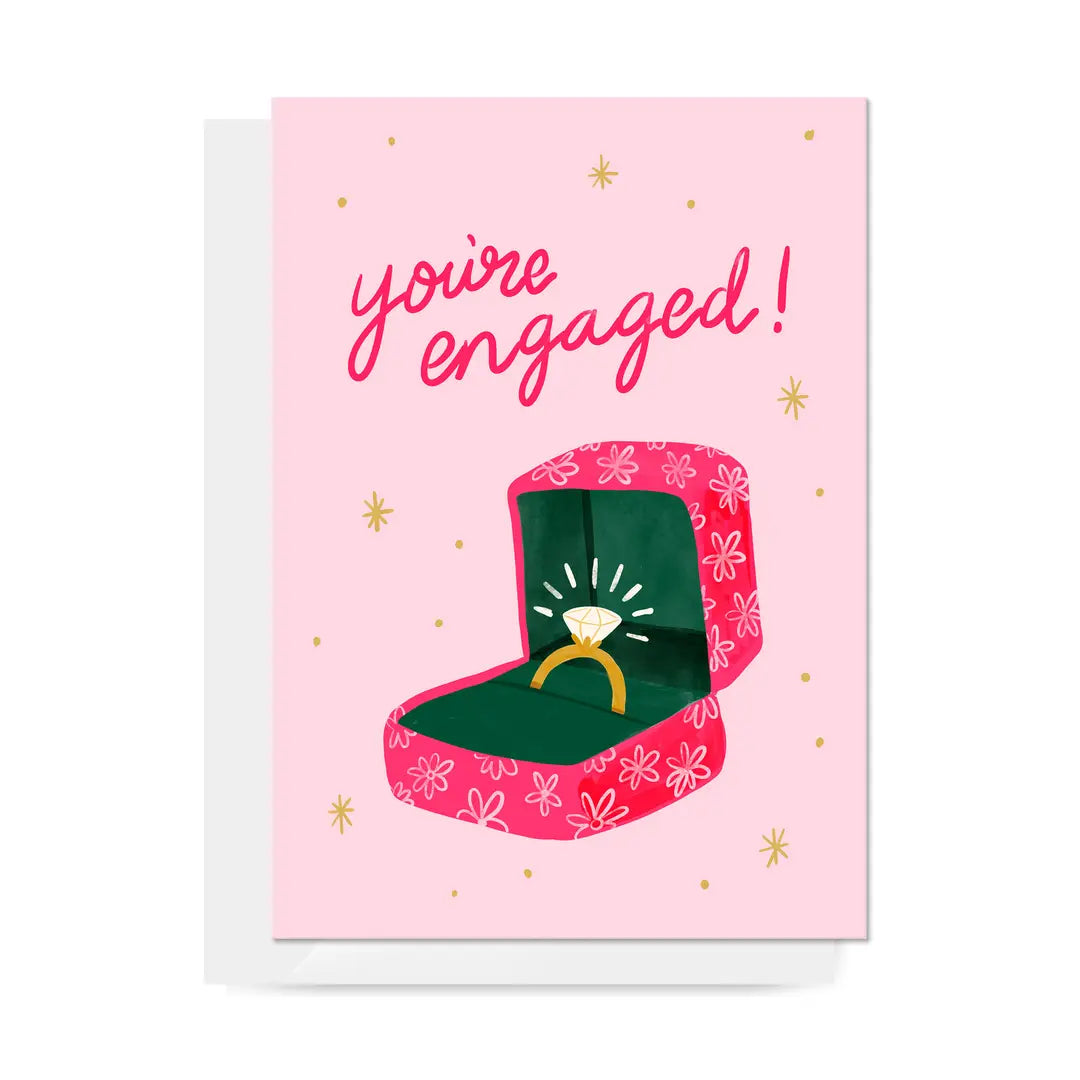 Card Engagement Ring