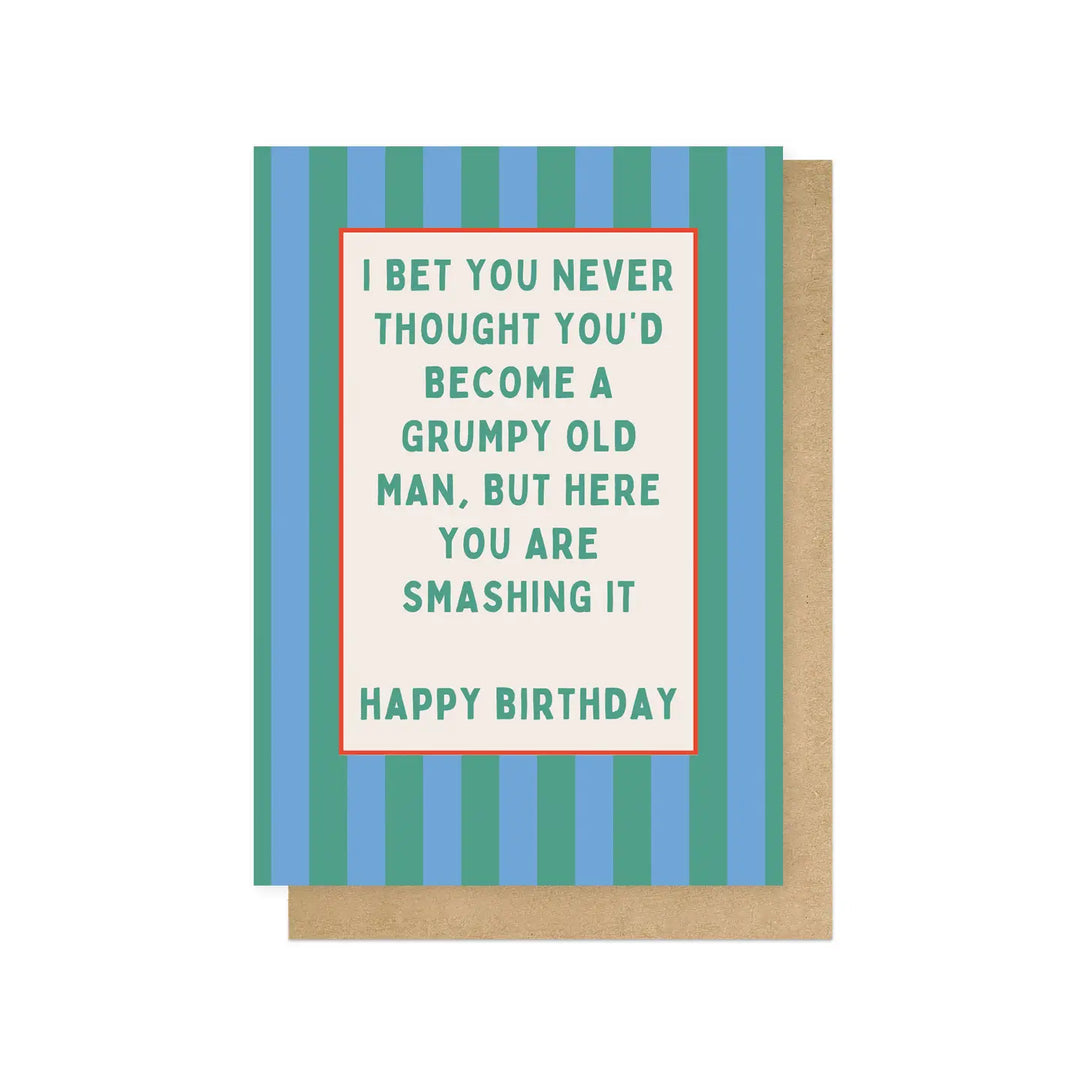 Card Grumpy Old Man