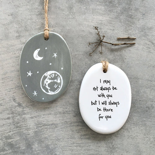 Oval Hanger Sgraffito