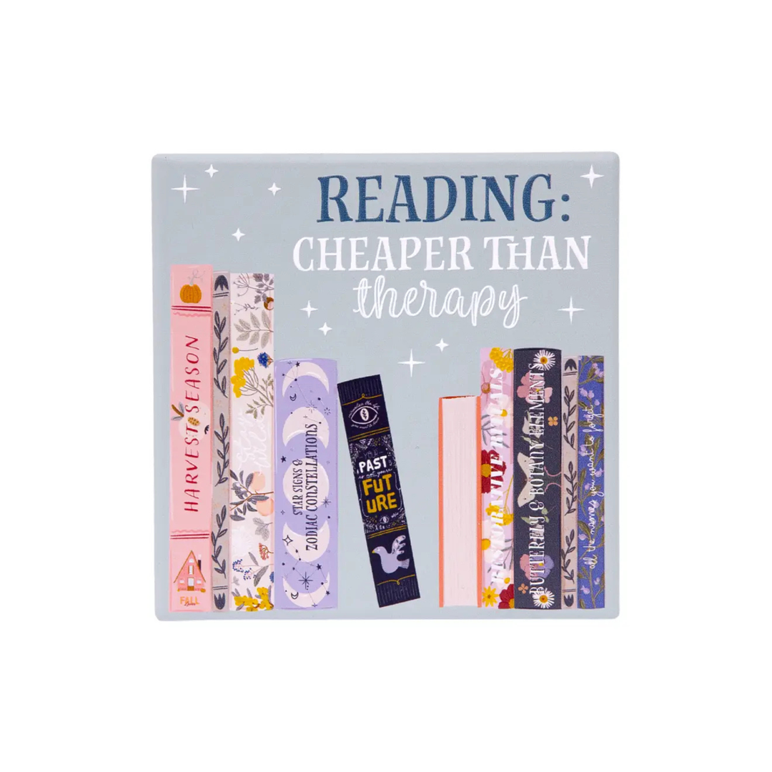 Forever Booked Ceramic Coaster