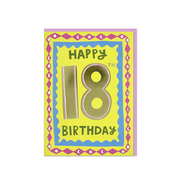 Card Happy 18th Birthday Foil