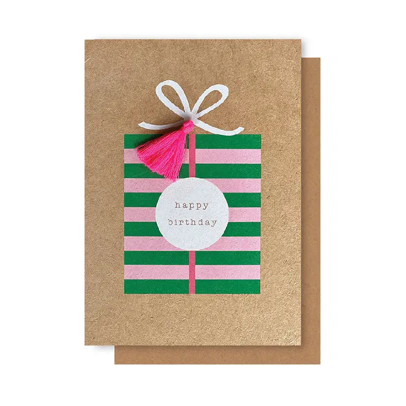 Card Present & Tassel Birthday
