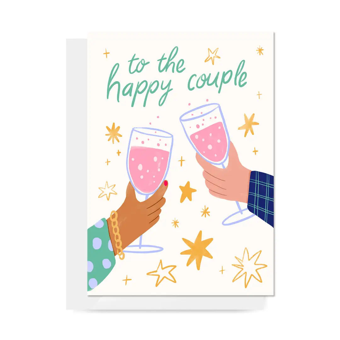 Card Celebration Drinks To The Happy Couple