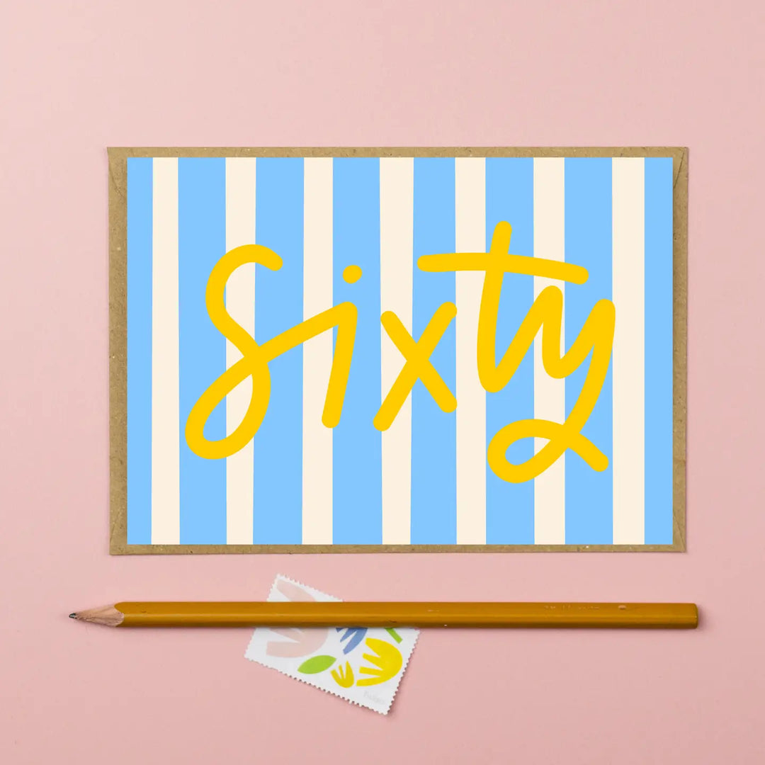 Card Sixty Birthday
