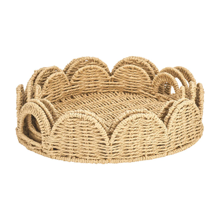 Woven Tray Scallop