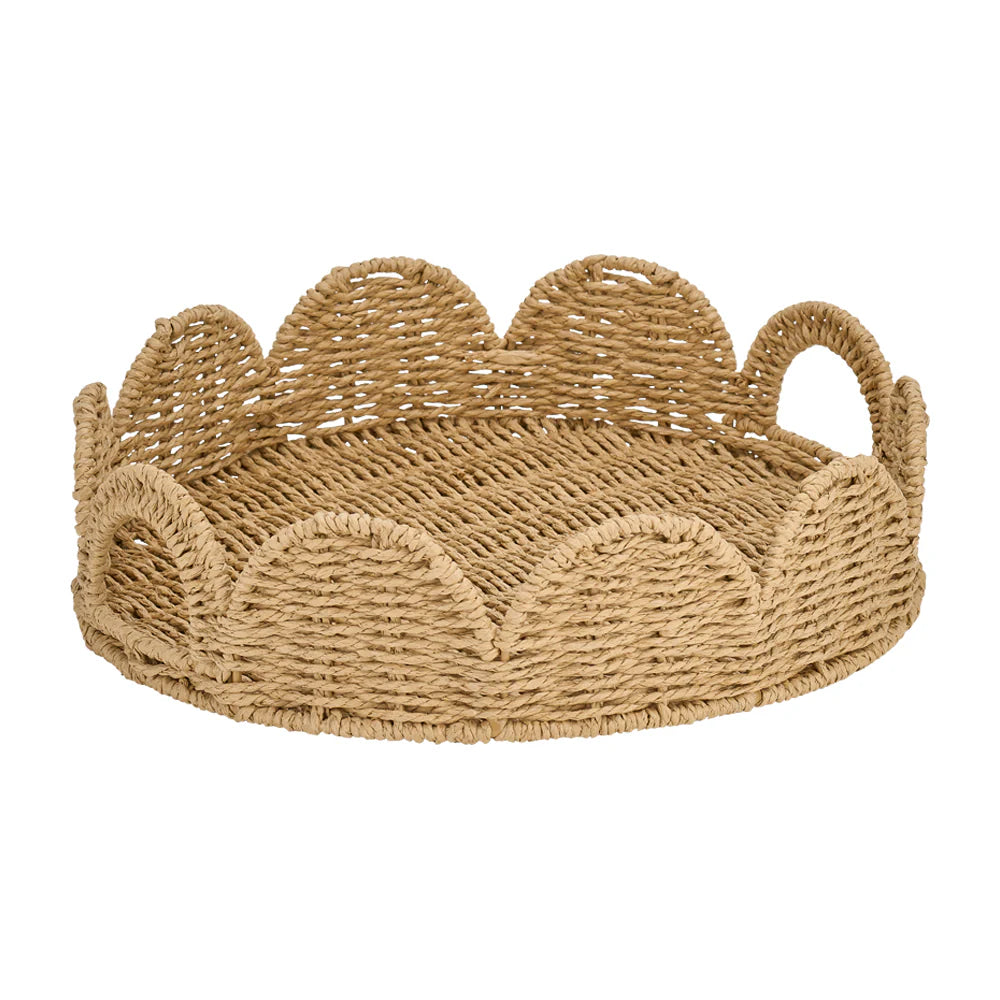 Woven Tray Scallop