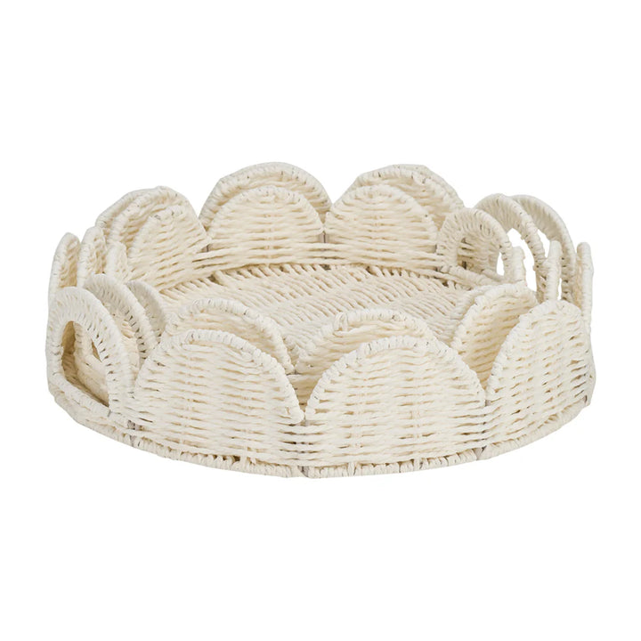 Woven Tray Scallop