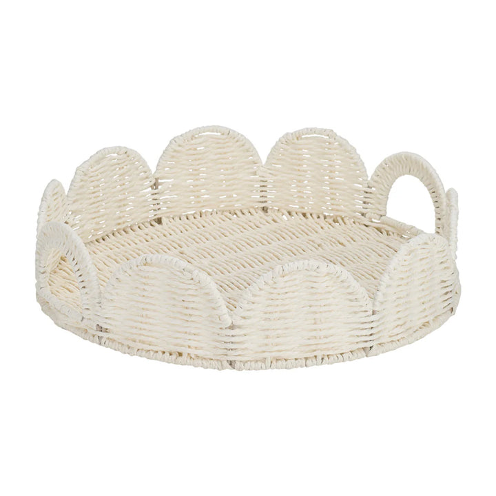 Woven Tray Scallop