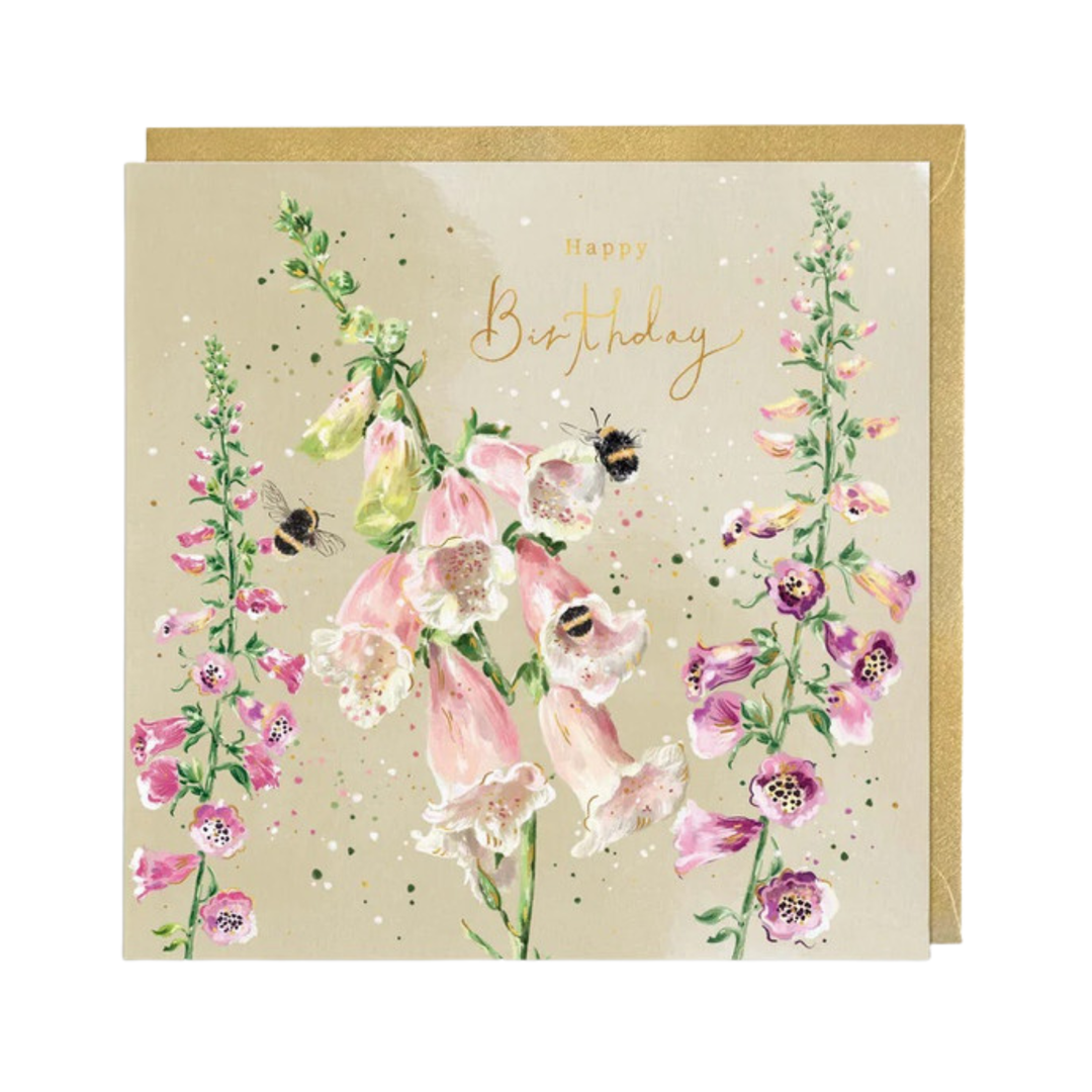 Card HB Foxgloves