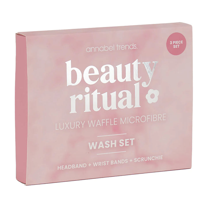 Luxury Waffle Wash Set 3pc