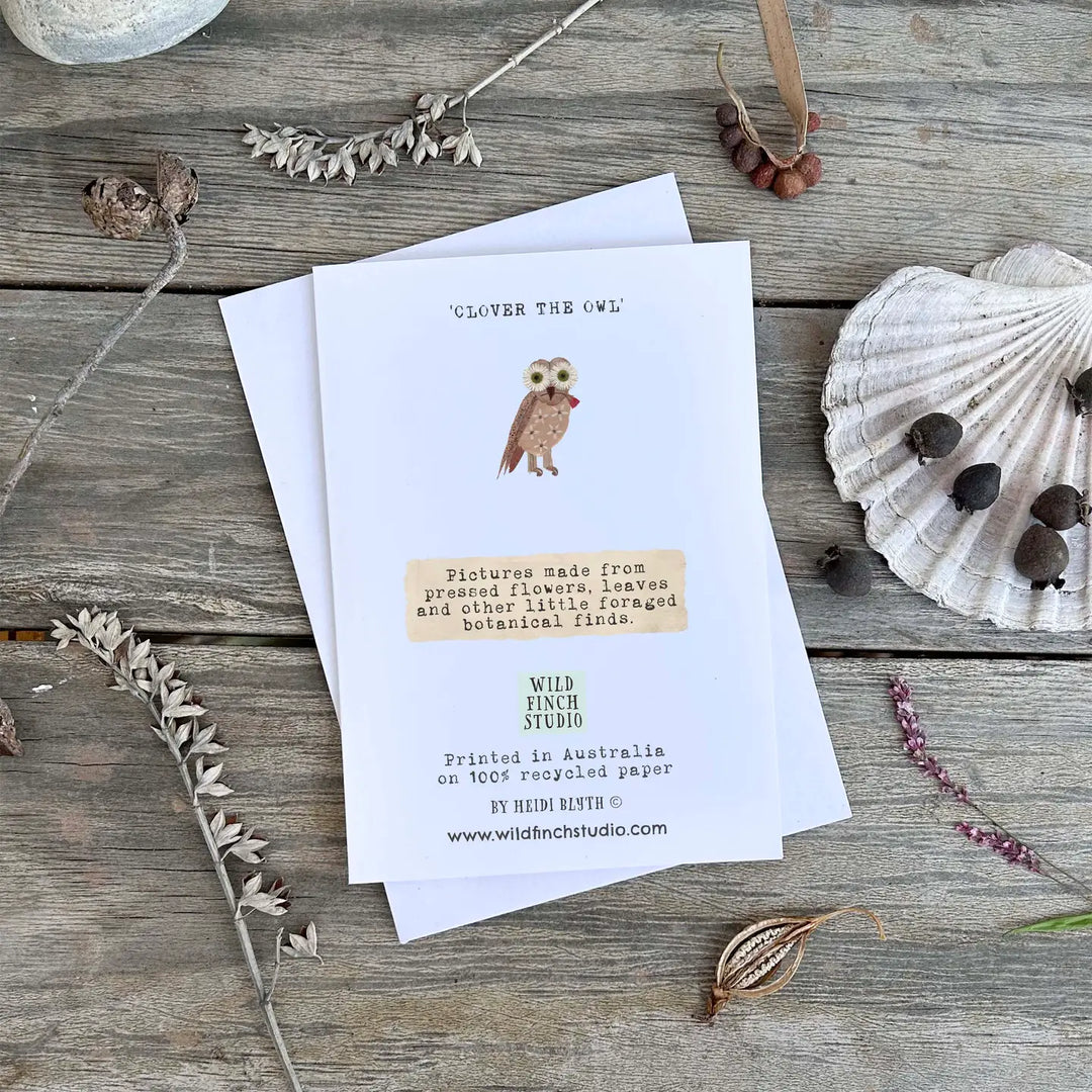 Card Clover The Owl