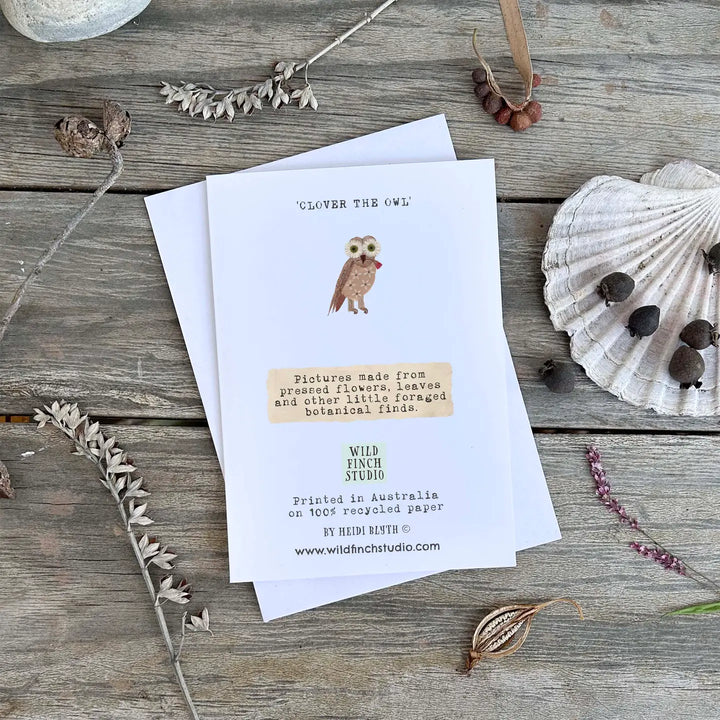Card Clover The Owl