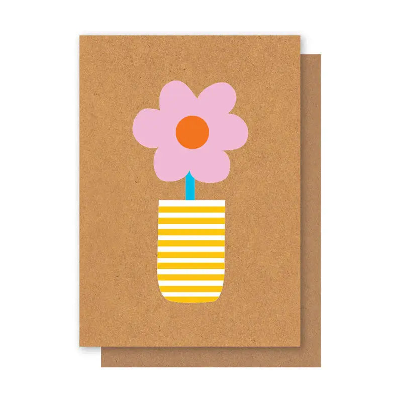 Card Striped Vase