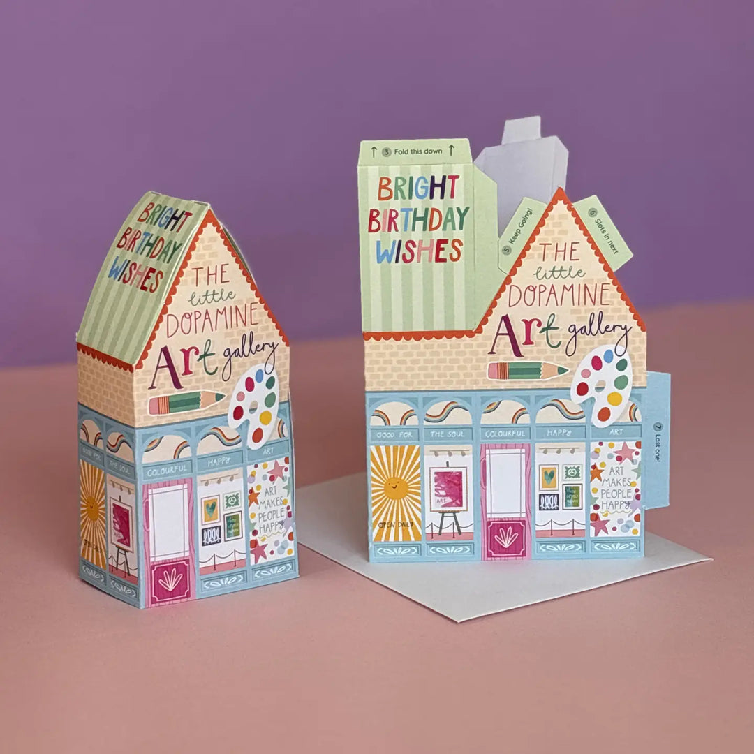 Card Dopamine Art Gallery Birthday (3D)