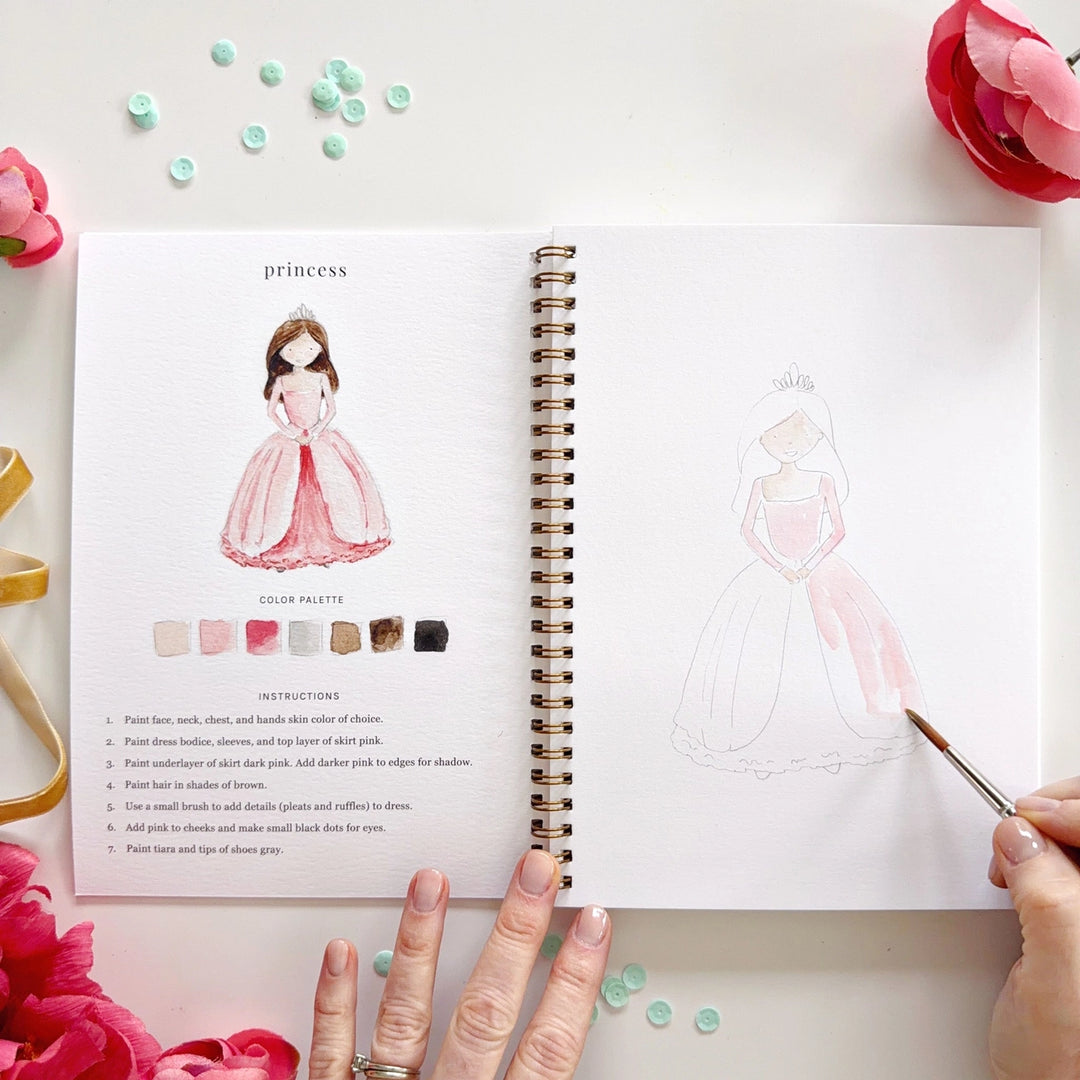 Fairytale Watercolour Workbook