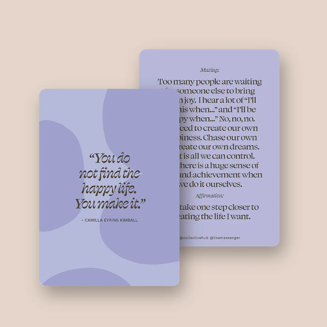 Reset Your Mindset Mantras & Affirmations Abstract Floral