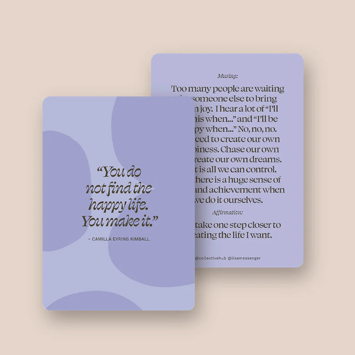 Reset Your Mindset Mantras & Affirmations Abstract Floral