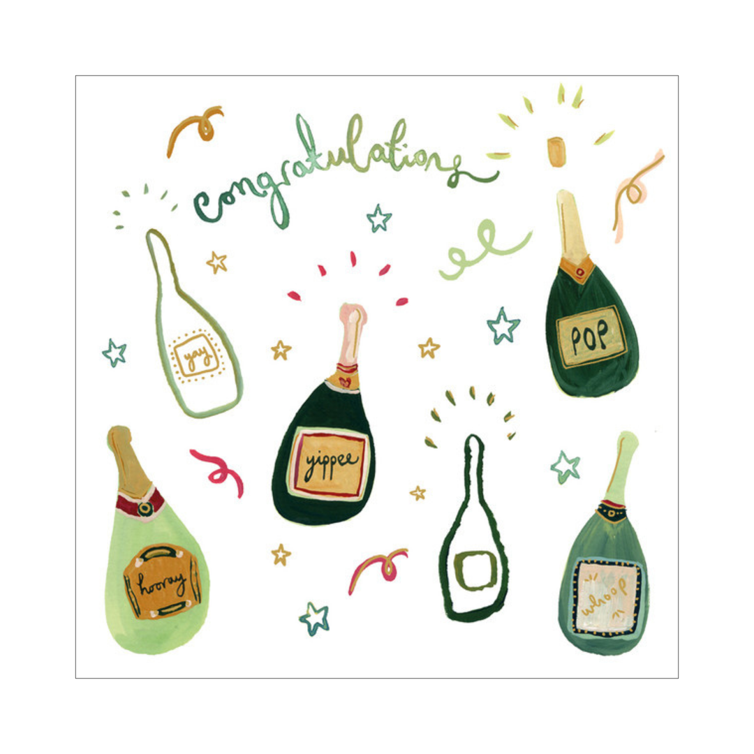 Card Congrats Bottles