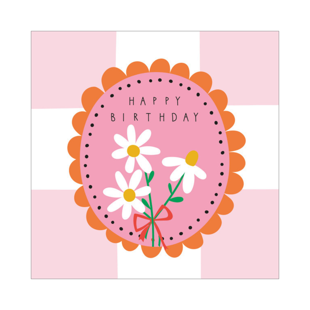 Card Happy Birthday (Embossed)