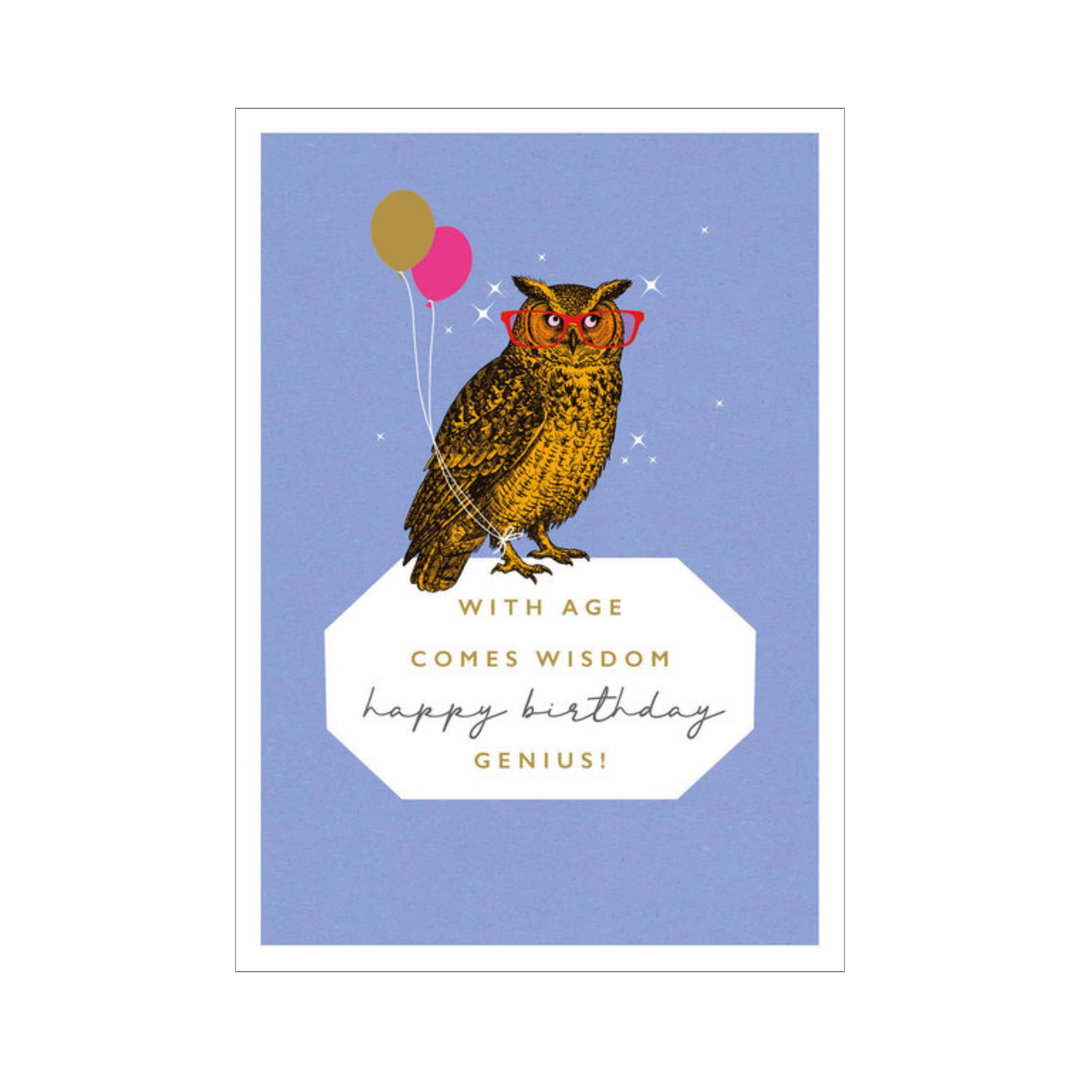 Card HB With Age Comes Wisdom