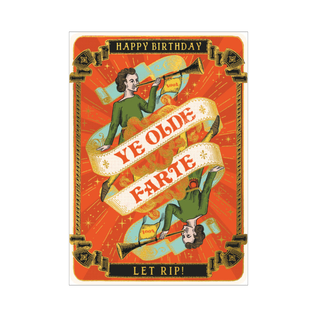 Card HB Ye Olde Farte Huzzah
