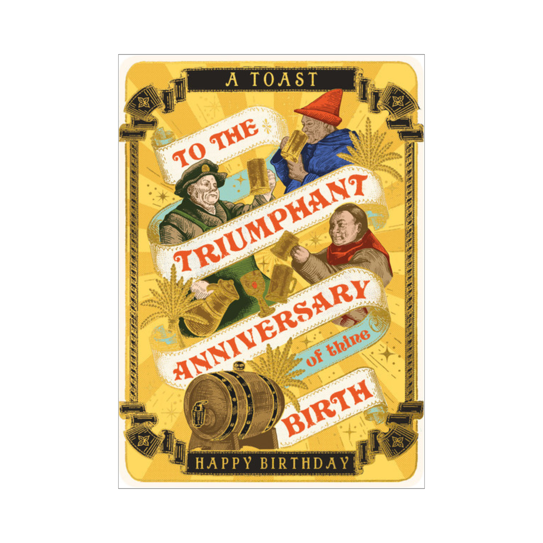 Card HB A Toast Huzzah