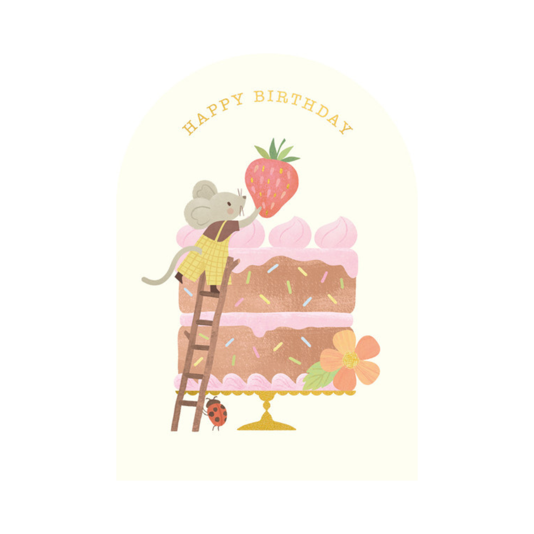 Card HB Little Mouse Cake