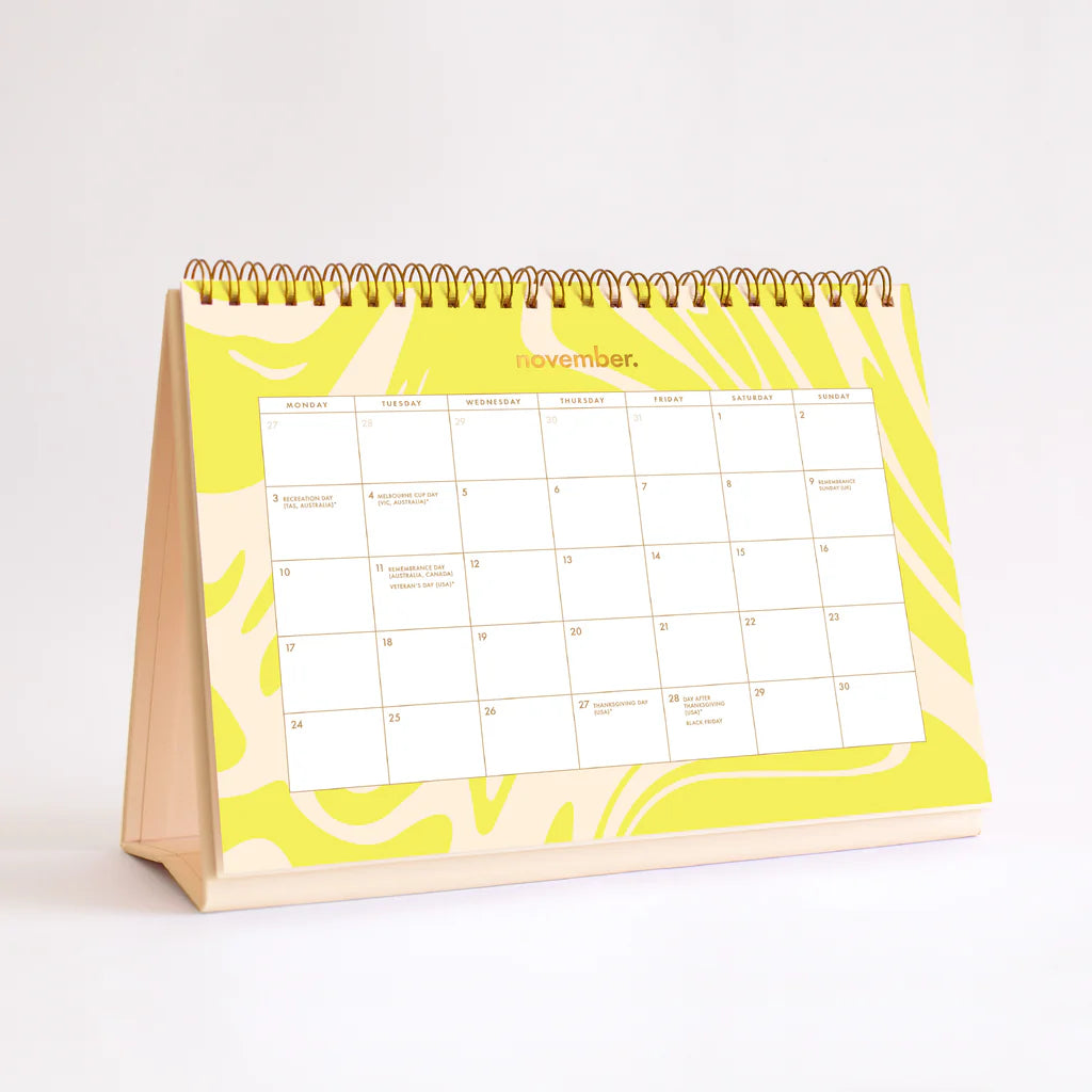 2025 A5 Desk Calendar