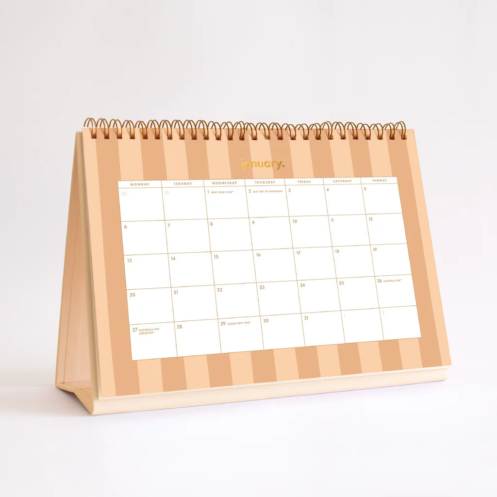 2025 A5 Desk Calendar