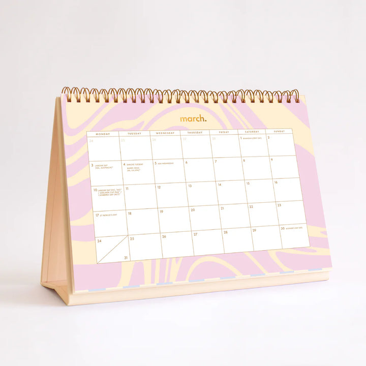 2025 A5 Desk Calendar