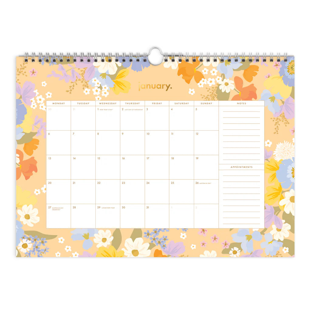 2025 Wall Calendar Aesthetica