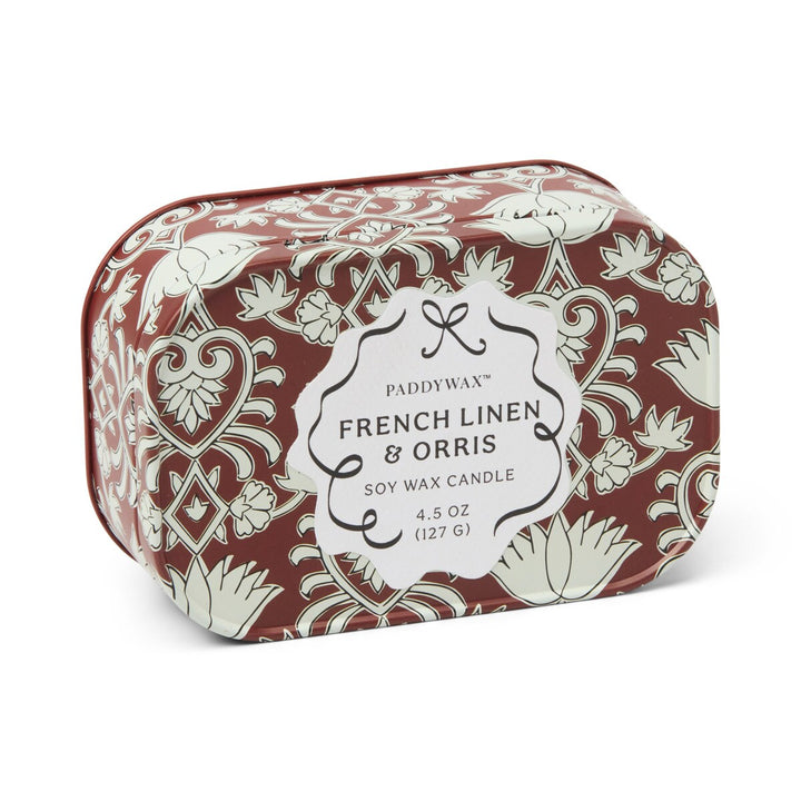 Cherie Printed Tin Candle