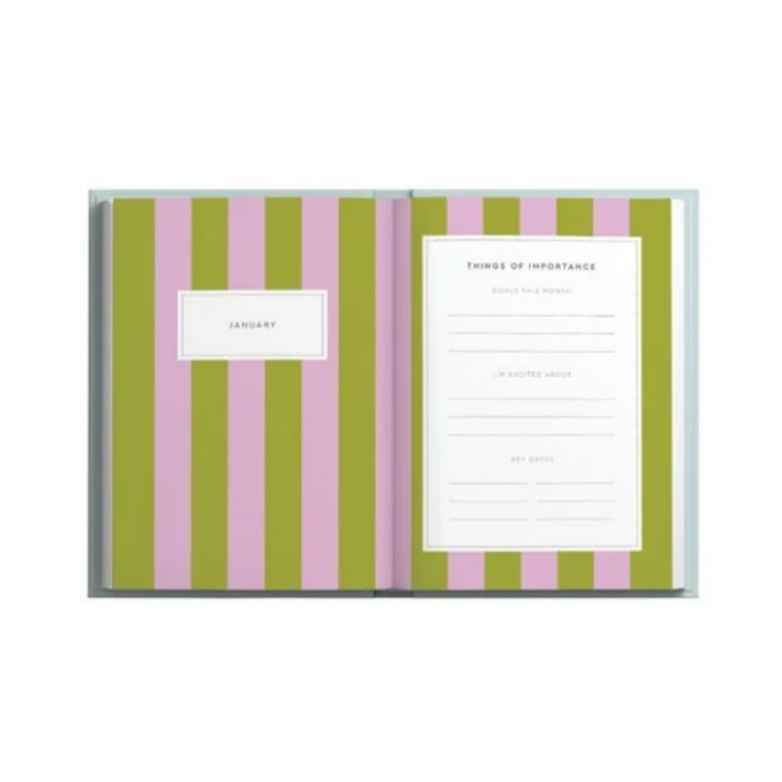 2027 Hard Cover Diary A5 Kaleido