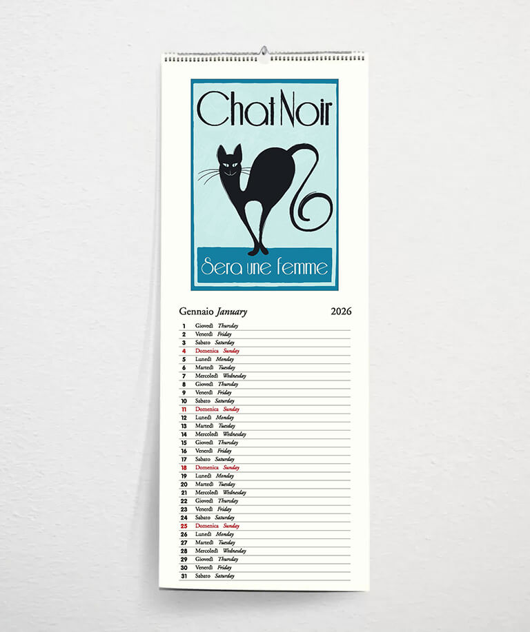 2026 Art Calendar Slim