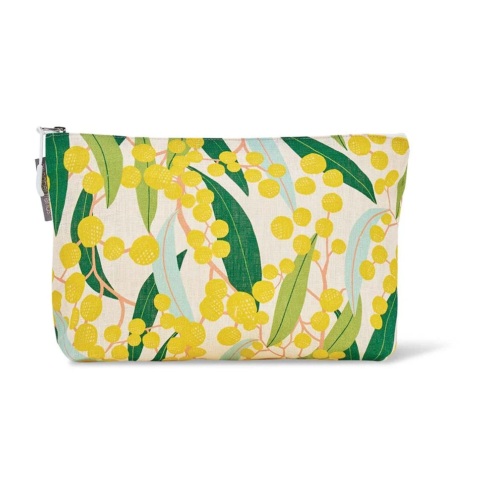 Linen Cotton Cosmetic Bag Large