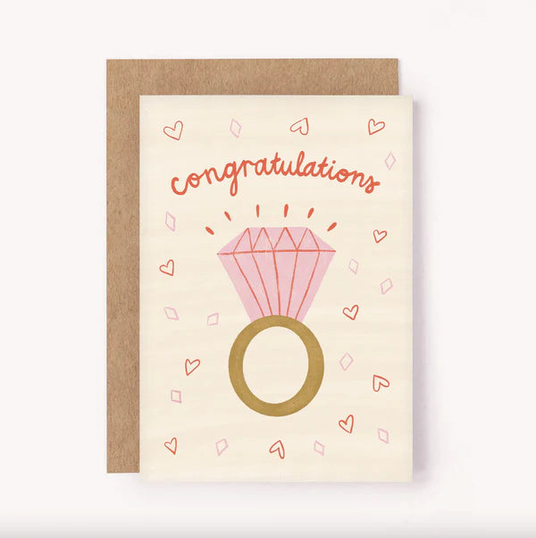 Card Engagement Congratulations Ring – Clover & Arrow