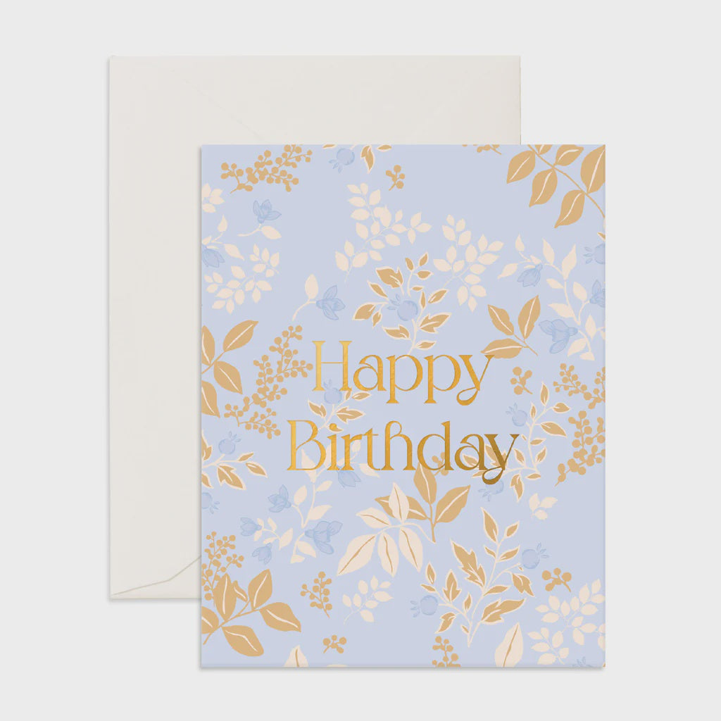 Card Birthday Cornflower