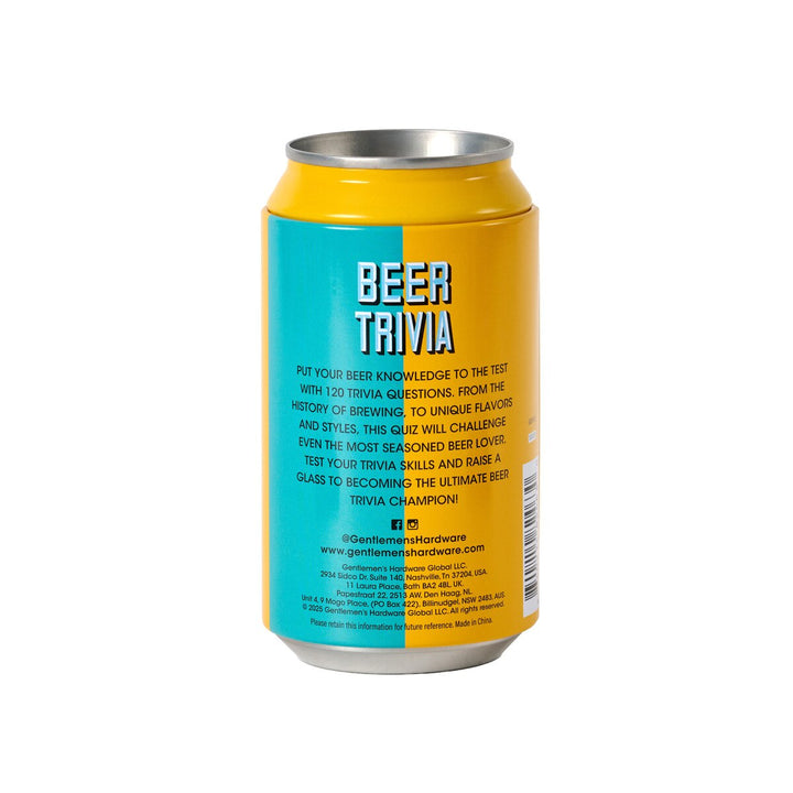 Beer Trivia in a Can