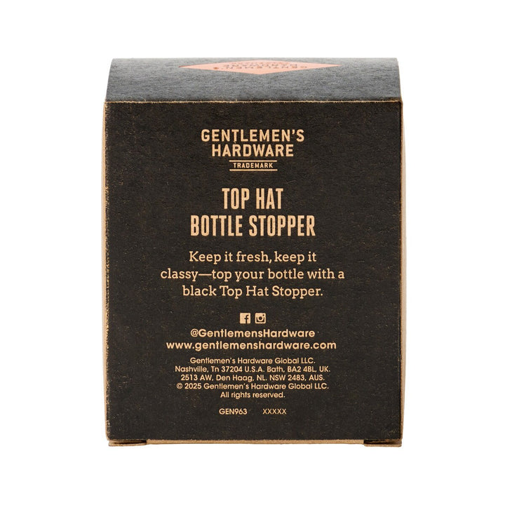 Top Hat Bottle Stoppers (Set of 2)