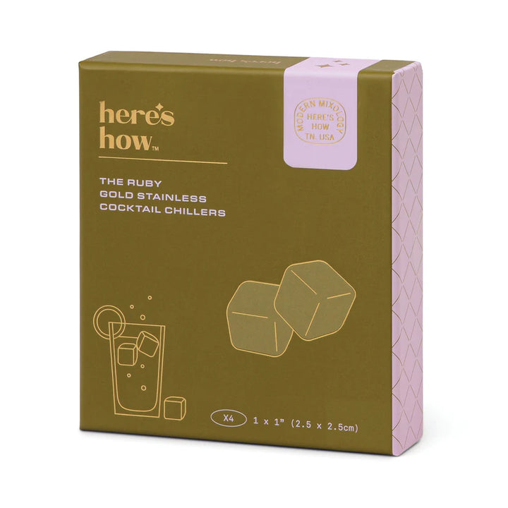 The Ruby Cocktail Chillers Set of 4