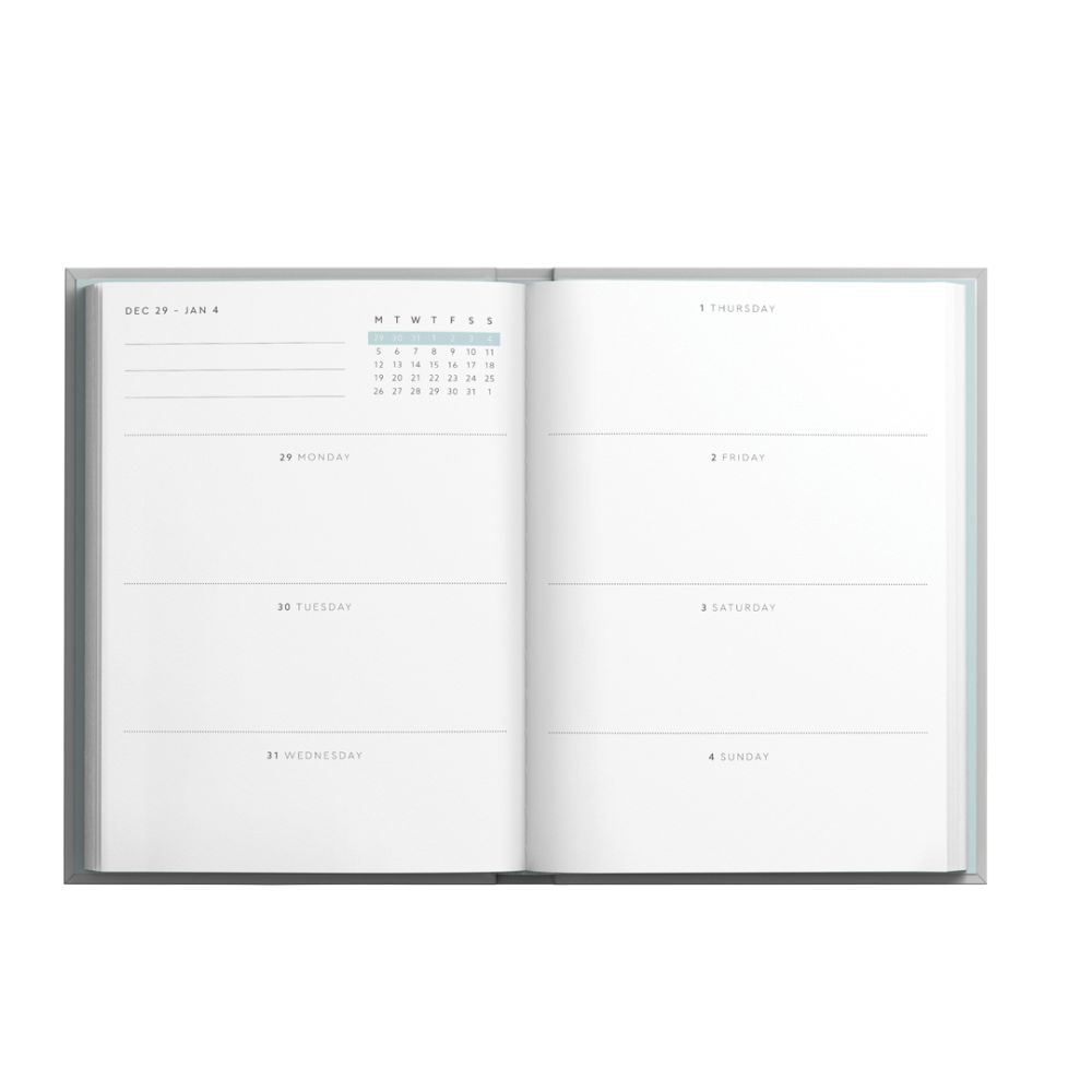 2027 Hard Cover Diary A5 Kaleido