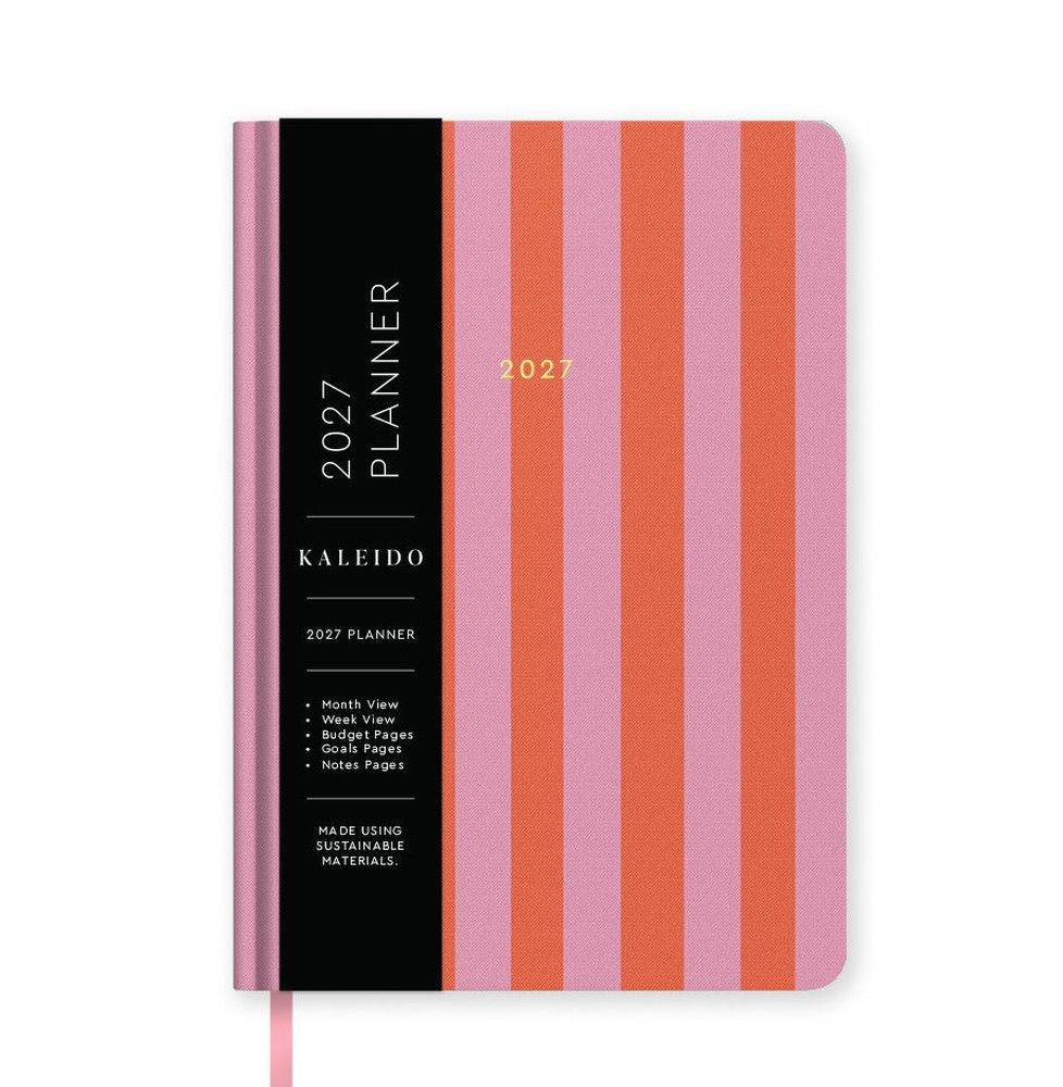 2027 Hard Cover Diary A5 Kaleido