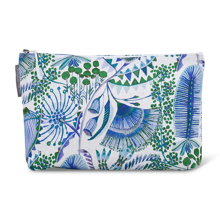 Linen Cosmetic Bag Large