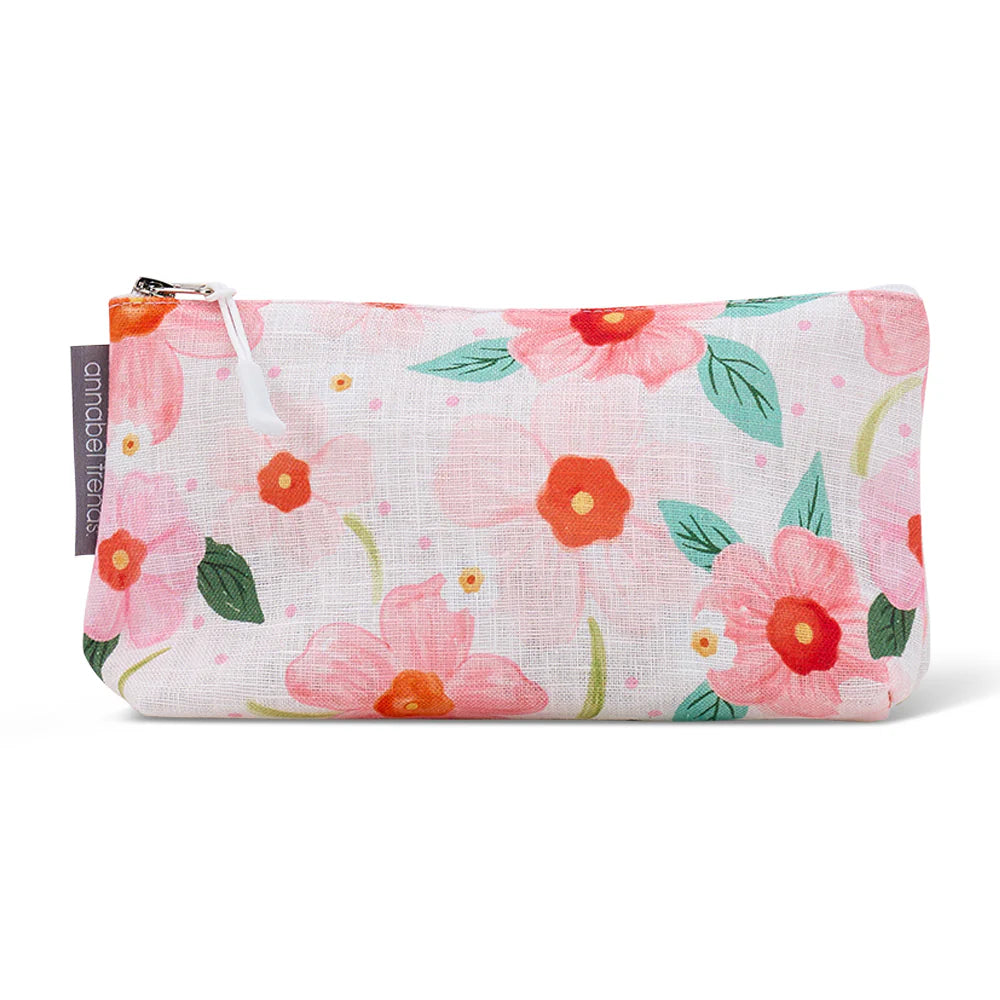Linen Cosmetic Bag Small